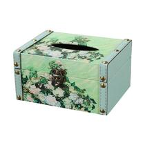 Tampa de caixa de lenços, dispensador de porta-lenços, estilo europeu