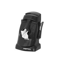 Tampa de caixa de lenços e suporte para fone de ouvido Creative Sculpture Design Tampa de caixa de lenços e suporte para fone de ouvido Creative Sculpture Design