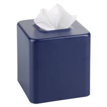 Tampa de caixa de lenços MDesign Metal Square Unity Matte Azul-marinho Tampa de caixa de lenços MDesign Metal Square Unity Matte Azul-marinho
