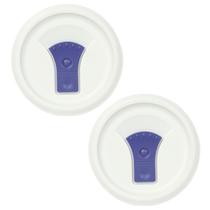 Tampa de caneca de sopa CorningWare FM-22-VPC French White 600 ml, pacote com 2 Tampa de caneca de sopa CorningWare FM-22-VPC French White 600 ml, pacote com 2