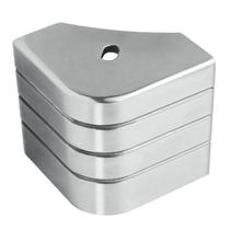 Tampa de Canto para Pontoon Vanshly Crest Alumínio Altura 8 cm Tampa de Canto para Pontoon Vanshly Crest Alumínio Altura 8 cm