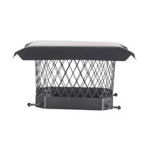 Tampa de chaminé HY-C Shelter 9x9 em aço galvanizado de combustão única Tampa de chaminé HY-C Shelter 9x9 em aço galvanizado de combustão única