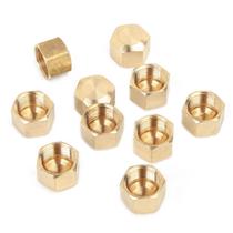 Tampa de Compressão LTWFITTING em Latão 1/2" OD, pacote com 10 Tampa de Compressão LTWFITTING em Latão 1/2" OD, pacote com 10