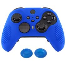 Tampa de controle ExtremeRate PlayVital Blue Silicone Xbox Elite 2