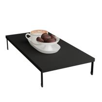 Tampa de Cooktop 2 Bocas Fogão Churrasqueira Proteção Multiuso Madeira Preta Tampa de Cooktop 2 Bocas Fogão Churrasqueira Proteção Multiuso Madeira Preta