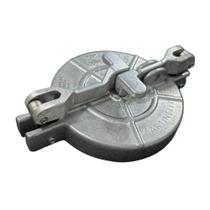 Tampa de Descarga Selada 4 Pol. Alumínio Martinelli