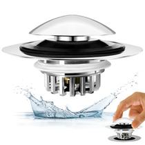 Tampa de drenagem de banheira BAOLSLS Pop Up Tub Drain Hair Catcher Tampa de drenagem de banheira BAOLSLS Pop Up Tub Drain Hair Catcher