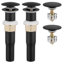 Tampa de drenagem dobrável KES Matte Black, pacote com 2, 66 mm Tampa de drenagem dobrável KES Matte Black, pacote com 2, 66 mm