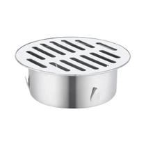 Tampa De Dreno Redonda De Aço Inoxidável De 50-200mm, Filtro Anti-Entupimento Para Banheiro, Varanda