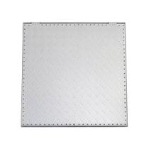 Tampa de Embutir Com Ventilação em Alumínio 70x70 cm Kazan Branco