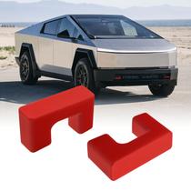 Tampa de engate de trailer Klutchtech para Tesla Cybertruck 2024-25 vermelha