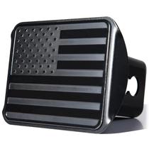 Tampa de engate ZONETECH Tactical USA American Flag em aço inoxidável