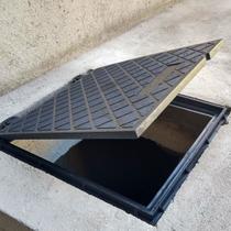 Tampa de Esgoto 50x50cm Caixa de Passagem Polipropileno PVC Resistente Até 200Kg