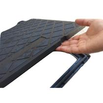 Tampa de Esgoto PVC 50x50cm Bueiro Caixa Passagem Cisterna Plástico Resistente 200Kg