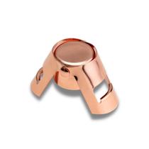 Tampa de Espumante em Aço Inox Rose Gold