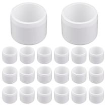 Tampa de extremidade de acessórios de PVC: 1 polegada, pacote com 20 unidades, grau de mobiliário, wtxhhy