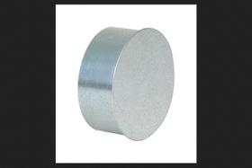 Tampa de extremidade de tubo de aço galvanizado imperial de 12,7 cm de diâmetro