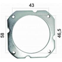 Tampa de fixação do rolamento do alternador Iveco Bus 2005 a 2008 Tampa de fixação do rolamento do alternador Iveco Bus 2005 a 2008