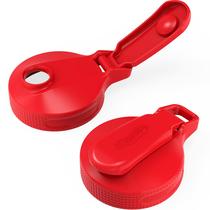 Tampa de frasco de vidro Masontops Multi Top Flip Cap, boca normal, pacote com 2