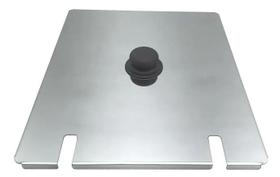 Tampa De Fritadeiras Para 5 Litros Em Inox Com Protetor