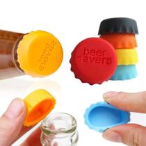 Tampa De Garrafa De Silicone Cerveja E Vinho Kit 6 Unidades - Things Nerd