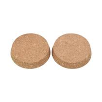 Tampa De Garrafa Térmica De Cortiça De Madeira Grande 74mm-103mm Diâmetro 2 Peças Tampa De Vidro