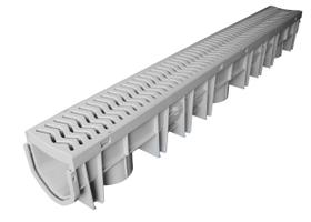 Tampa de gerenciamento de cabos Fernco FSDP-CHGG Small Grey Grate