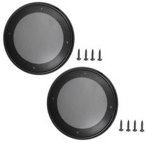 Tampa de grade de alto-falante Fielect de 5,35 polegadas Black Metal Trim x2 Tampa de grade de alto-falante Fielect de 5,35 polegadas Black Metal Trim x2