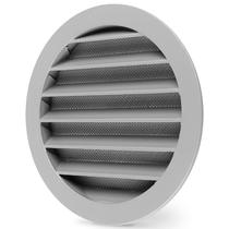 Tampa de grelha de ventilação calimaero WSGG 15 cm de metal redondo cinza