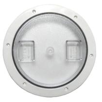 Tampa De Inspeção Em Abs Branco 4 Polegadas Transparente Tampa De Inspeção Em Abs Branco 4 Polegadas Transparente