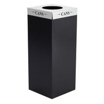 Tampa de lata de lixo Safco 2990CZ Square-Fecta em aço inoxidável Tampa de lata de lixo Safco 2990CZ Square-Fecta em aço inoxidável