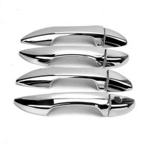 Tampa de maçaneta de porta Dreamseek Toyota Corolla 2014-2019 Chrome Tampa de maçaneta de porta Dreamseek Toyota Corolla 2014-2019 Chrome