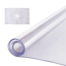 Tampa de mesa VEVOR Plastic 101,6x203,2 cm PVC transparente 2,0 mm