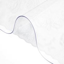 Tampa de mesa VEVOR Plastic 102 x 183 cm Transparente 1,5 mm de espessura