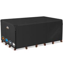 Tampa de mobília de pátio Zettum retangular 600D à prova d'água 111x74x71cm Tampa de mobília de pátio Zettum retangular 600D à prova d'água 111x74x71cm