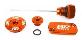 Tampa De Oleo/Motor/Reservatorio + Vareta Kit Br Parts Crf 230 07/21 - Laranja