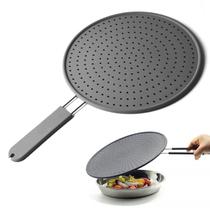 Tampa de panela de silicone Splatter Splatter, estilo IP, resistente ao calor, 11 polegadas Tampa de panela de silicone Splatter Splatter, estilo IP, resistente ao calor, 11 polegadas