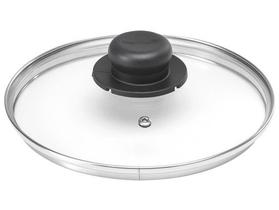 Tampa de Panela de Vidro e Inox Multiflon 16cm