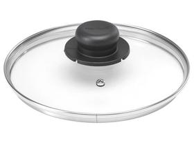 Tampa de Panela de Vidro e Inox Multiflon 18cm