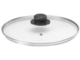 Tampa de Panela de Vidro e Inox Multiflon 28cm