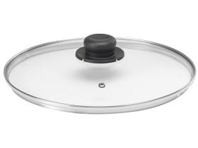Tampa de Panela de Vidro e Inox Multiflon 28cm