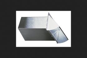 Tampa de parede de alumínio Deflecto DAWC 8,3x25,4 cm