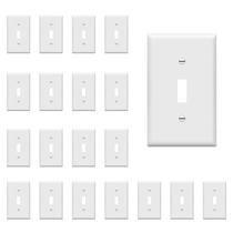 Tampa de parede ENERLITES 1-Gang 11x7 cm em policarbonato, pacote com 20