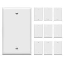Tampa de placa de parede ENERLITES 1-Gang 11,43 x 7,01 cm em policarbonato