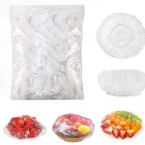 Tampa de plastico descartavel para alimentos com 100 pecas 40cm