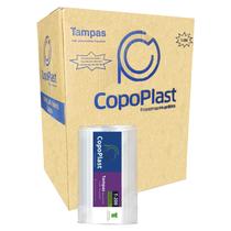 Tampa De Plastico Descartavel Ps Copoplast Tamanho:T-200 Transparente 20X50