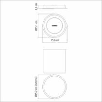 Tampa de Plástico Tramontina Cucina Vermelha 14 cm