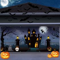 Tampa de porta de garagem Backdrop Mindsoft Halloween 214x488 cm