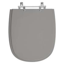 Tampa de Privada em MDF Donna Cinza Escuro para louça Santamarina Tampa de Privada em MDF Donna Cinza Escuro para louça Santamarina