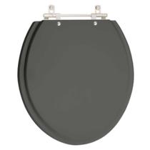 Tampa de Privada em MDF Evolution Cinza Escuro para vaso Santamarina Tampa de Privada em MDF Evolution Cinza Escuro para vaso Santamarina